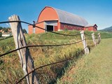 Barn and field; Farm Real Estate Sales, agricultural loans